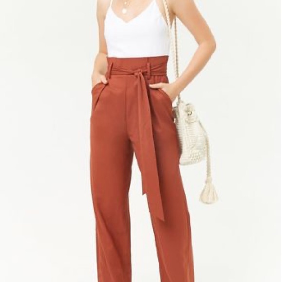 forever 21 orange jumpsuit